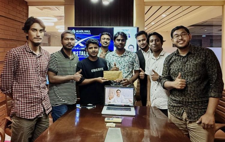 চবি ক্যাম্পাসে স্টারলিংকের সেবা চালুতে সহযোগিতায় সাঈদ আল নোমান