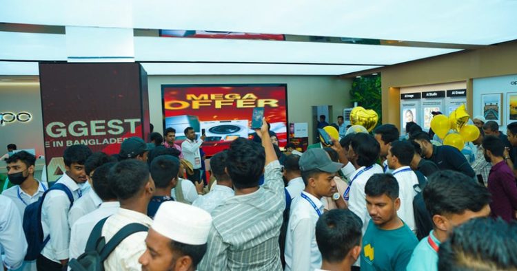 এক্সক্লুসিভ ফাইন্ড এন৫ উন্মোচনসহ বাংলাদেশে অপোর ফ্ল্যাগশিপ স্টোর চালু