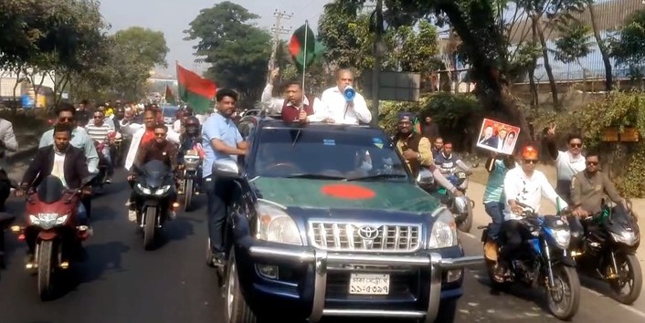 সীতাকুণ্ডে বিএনপির মোটরসাইকেল শোভাযাত্রা