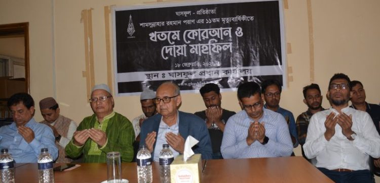 পরাণ রহমান ছিলেন দূরদর্শী মানবিক উন্নয়ন সংগঠক