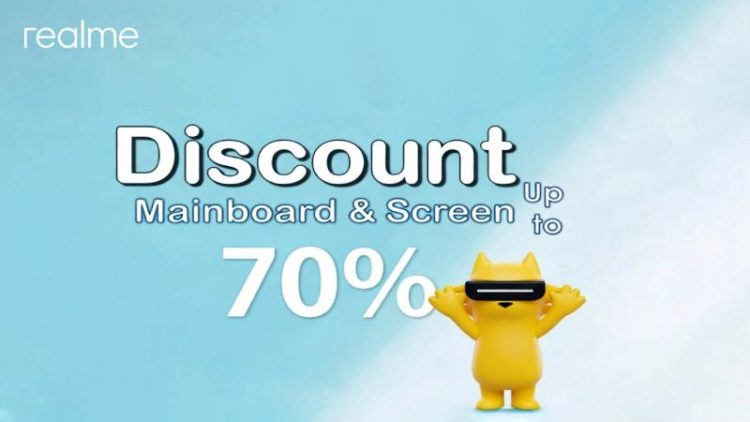 স্পেয়ার পার্টসে ৭০ শতাংশ পর্যন্ত ছাড় পাচ্ছেন রিয়েলমির গ্রাহকরা