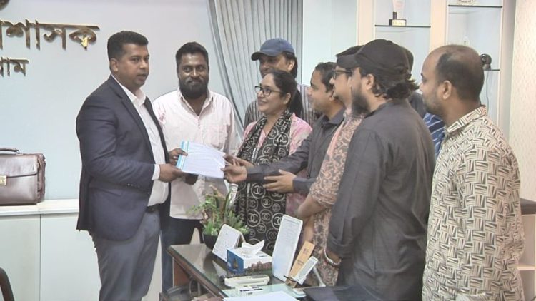 শিল্পকলা একাডেমিতে ‘আবৃত্তি’ বিভাগ অন্তর্ভুক্তির দাবিতে সংস্কৃতিমন্ত্রী বরাবর স্মারকলিপি