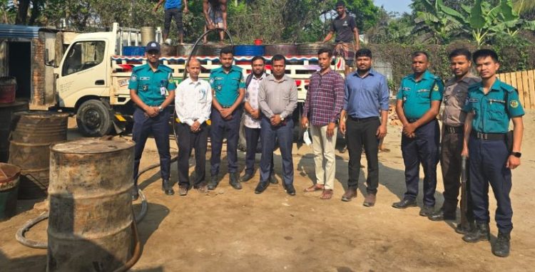 পতেঙ্গায় অবৈধভাবে মজুতকৃত ছয় হাজার লিটার ডিজেল উদ্ধার