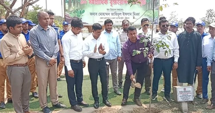 ডিসি পার্কে এক মাসে ১০ হাজার বৃক্ষরোপণের লক্ষ্য