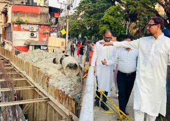 স্থায়ী জলাবদ্ধতামুক্ত হচ্ছে প্রবর্তক মোড় এলাকা