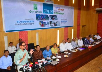 এবার বর্ষায় শহর ৮০ ভাগ জলাবদ্ধতামুক্ত থাকবে : মেয়র শাহাদাত