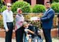 জেলা প্রশাসক জাহিদুলের সহায়তায় হুইলচেয়ার পেলেন প্যারালাইজড যুবক শওকত