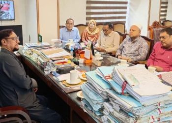 জলাবদ্ধতা নিরসনে কার্যকর উদ্যোগ বাস্তবায়ন করতে হবে : মেয়র শাহাদাত