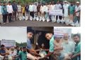 বন্যা কবলিত পরিবারের মাঝে উজানটিয়া যুব উন্নয়ন একতা ক্লাবের খাদ্যসামগ্রী বিতরণ