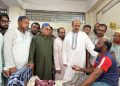 ভাটিয়ারী শিপ ইয়ার্ডে দুর্ঘটনা : আহতদের দেখতে চমেক হাসপাতালে আসলাম চৌধুরী