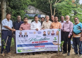 চুয়েটে রোটারি ক্লাবের উদ্যোগে বৃক্ষরোপণ কর্মসূচি অনুষ্ঠিত