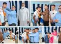 বিশ্ব দূরপাল্লা সাঁতারে পদকজয়ী সাঁতারুদের সংবর্ধনা
