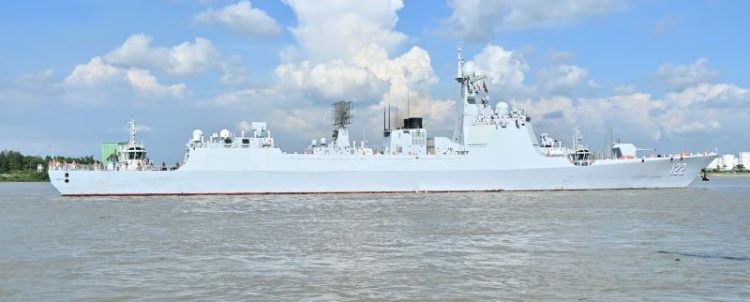 শুভেচ্ছা সফরে চট্টগ্রামে চীনের তিন জাহাজ
