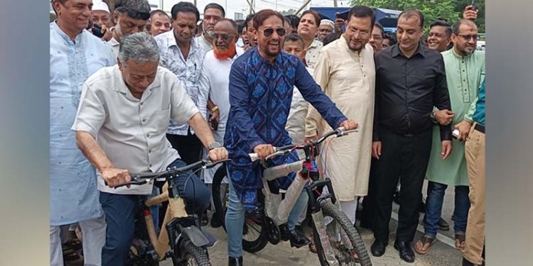 দেশের প্রথম সাইকেল ট্র্যাক চালু চট্টগ্রামে